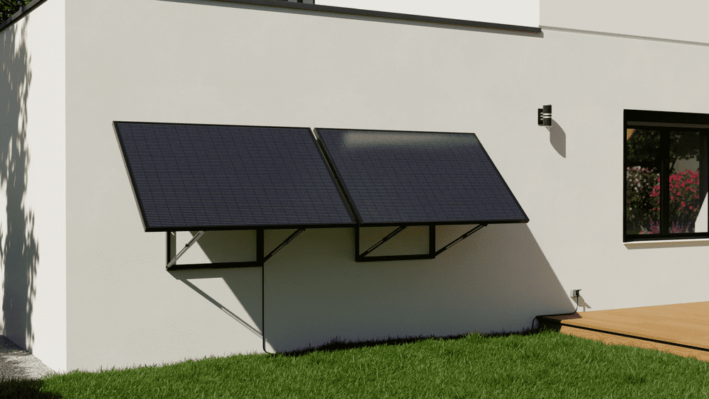 Kit panneau solaire au sol 2000W - Plug and Play