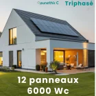 installation panneaux solaires triphasé 6 kWc français SUNETHIC