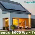 installation panneau solaire français 8 kWc triphasé SUNETHIC RGE